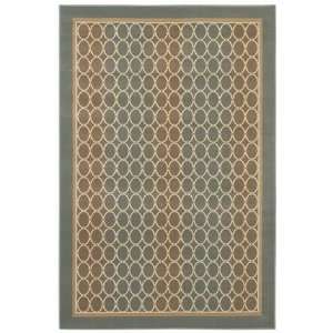   Woven Expressions Gold Soho Blue Glacier 18400 9 2 X 12 Area Rug