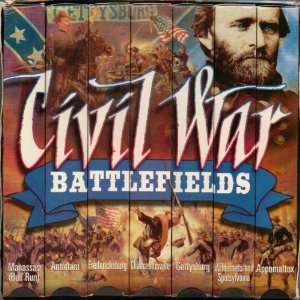 Civil War Battlefields [VHS] Video 1861 to 1865   7 VHS Video Box Set 
