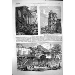  1863 EARTHQUAKE MANILLA CATHEDRAL DANISH CONSULATE