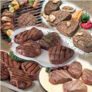40 Steak Package   Filet, New York, Ribeye, Sirloin, Kabobs and 
