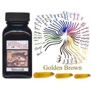   Noodlers Bottle 3 ounce Refill   Golden Brown 19011