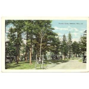  1930s Vintage Postcard Tourist Camp Ashland Wisconsin 