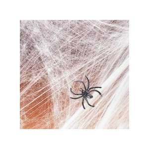  HALLOWEEN SPIDER WEBS & WEBBING + Spiders   3 Pack Toys 