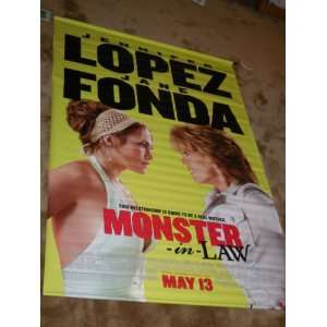  MONSTER IN LAW Movie Theater Display Banner JENNIFER LOPEZ 