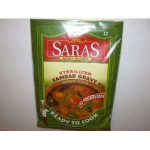 Saras Ready to Cook Sambar Gravy Mix 400g  Grocery 