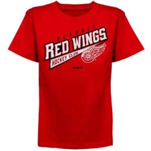  Reebok Detroit Red Wings Preschool Hockey Sweep T Shirt 