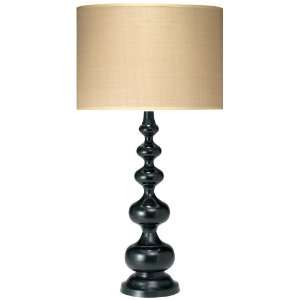  Jamie Young Mulholland Black Cast Metal Table Lamp