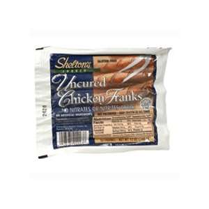 Sheltons Poultry,chicken Franks, 12 Oz (Pack of 6)  