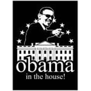  President Barack Obama Spoof Magnet Obama in the White 