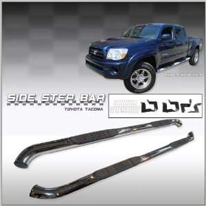 Toyota Tacoma Double Cab Side Step Nerf Bars  Stainless Steel   Fits 