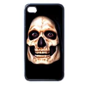  skull art v23 iphone case for iphone 4 and 4s black Cell 
