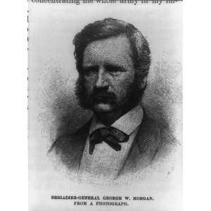  Brigadier General George W. Morgan, 1887,Civil War