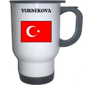  Turkey   YUKSEKOVA White Stainless Steel Mug Everything 