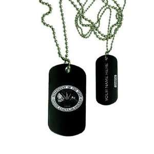  Military Channel Army Black Dog Tag Necklace Everything 