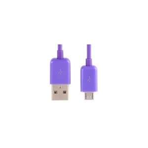 Micro USB Charging & Data Cable(Purple) for B&n digital books reader