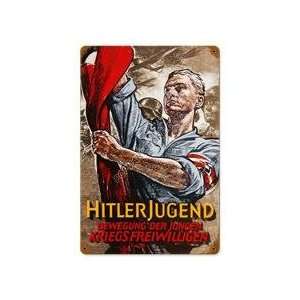  Hitler Jugend Vintaged Metal Sign