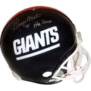 George Martin New York Giants Autographed Football Helmet with 1986 