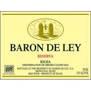  2004 Baron de Ley Rioja Reserva 750ml Grocery & Gourmet 