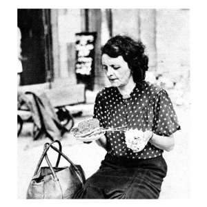  German Woman and Her Daily Ration, Berlin, 1945 Stretched 
