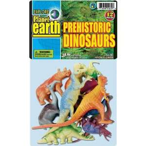  Planet Earth Prehistoric Dinosaurs 12 Piece Set of 2 to 4 