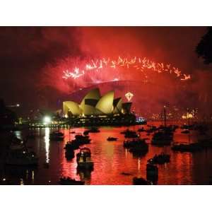  New South Wales, Sydney, Opera House and Coathanger Bridge 