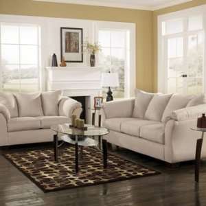  Market Square Dollar Bay 2 Piece Sofa and Loveseat Set in 