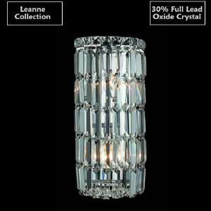  3511 Contemporary Modern Wall Sconce Oxide Crystal