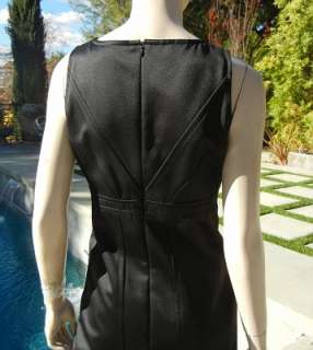 SO MADMAN ESQUE***LAGERFELD Black Cut Out Bodice Gown 42  