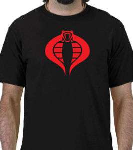 COBRA Logo T shirt G.I. Joe Cobra Commander Duke Flint  