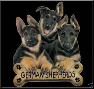 German Shepherd Puppies w/Bone T Shirt S,M,L,XL,2X,3X  