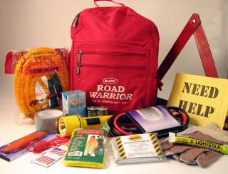 16 piece Economy Road Warrior Emergency Disaster Survival Kit for your 