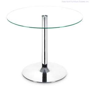 Zuo GALAXY Dining Table Glass Top Modern Style 102151  