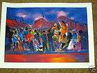 HARRY GUTTMAN VILLAGE PARK HAND SIGNED SERIOLIGTHOGRAPH   CLEARANCE 