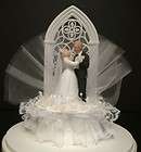 Bride & Groom Dancing Wedding Cake Topper Classic Treas