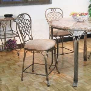  Allegra Upholstered Metal Cafe Chair