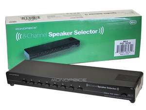 Channel 8 zone Speaker Selector   whole house surround sound 8zones 