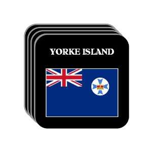  Queensland   YORKE ISLAND Set of 4 Mini Mousepad 