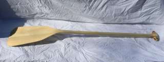 52 Handmade Custom Bent Shaft Canoe Paddle wood wooden spruce red 