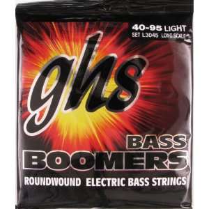  GHS Electric Bass 4 String Boomers Roundwound, 34 Scale 
