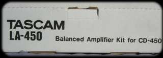 Tascam LA 450 Balanced Amplifier Kit for CD 450  
