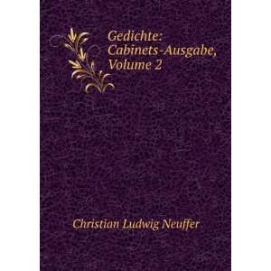  Gedichte Cabinets Ausgabe, Volume 2 (German Edition 