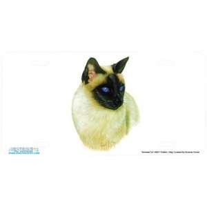 4267 Siamese Cat License Plate Car Auto Novelty Front Tag by Robert 