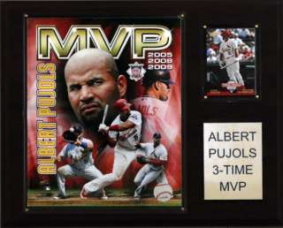 1215PUJOLMVP MLB Albert Pujols 3 Time MVP St. Louis Cardinals Player 