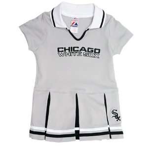  Toddler Chicago White Sox Team Color Cheerleader Dress 