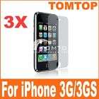 CLEAR SCREEN PROTECTOR COVER FOR IPHONE 3G 3GS items in TOMTOP Store 