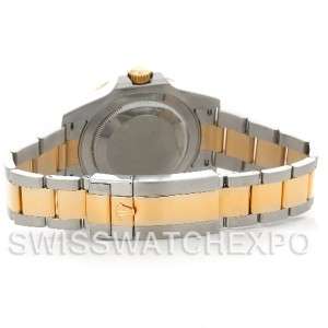 Rolex GMT Master II Mens 18k Gold Steel Watch 116713  