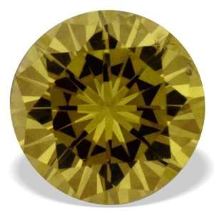    0.17 Ctw Canary Yellow Color Round Loose Real Diamond Jewelry