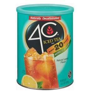 4C Iced Tea Mix Decaffeinated Natural Grocery & Gourmet Food