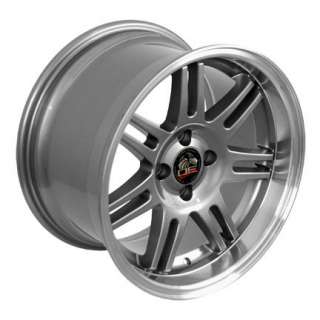 17 9/10 Gunmetal 10th Anniversary Wheels Rims Fit Mustang® 79 93 