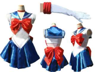 Sailor Moon Costume Cosplay Uniform Fancy Dress Up Fantasy Outfit 